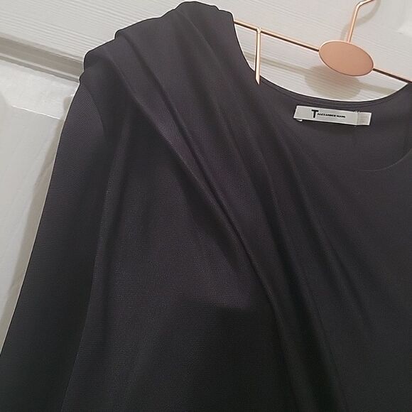 T by Alexander Wang Draped Long Sleeve Dress - Picture 10 of 16